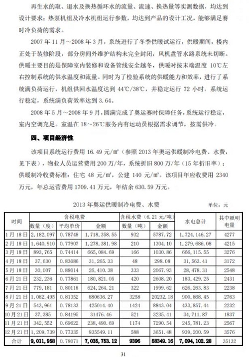 水源熱泵供暖工程—奧運村再生水熱泵冷熱源項目